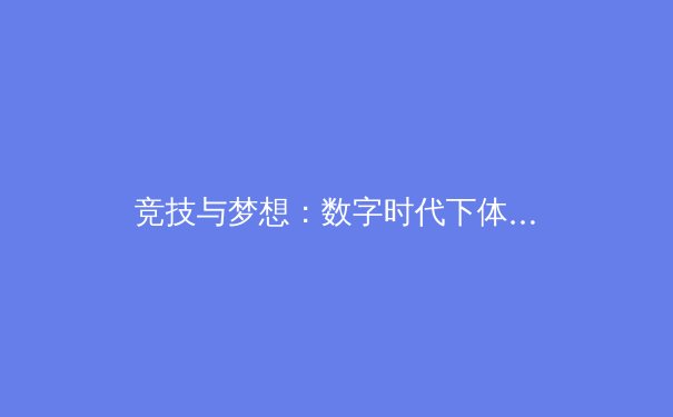 竞技与梦想：数字时代下体育报道的演变与价值重构 - 4