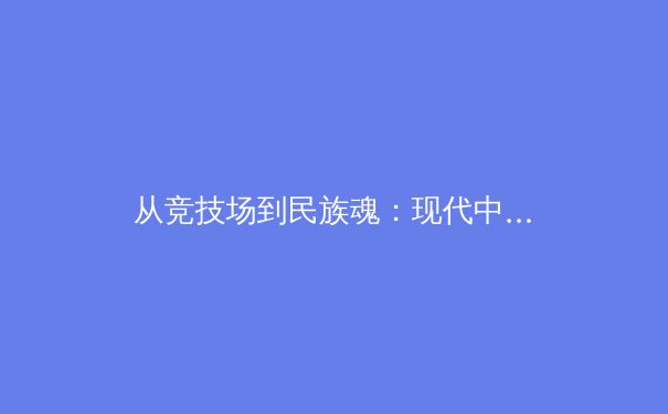 从竞技场到民族魂：现代中国体育产业的多维价值与发展路径探析 - 3